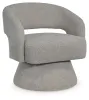 Ashley Furniture A3000757 Nashkins - Swivel Accent Chair - Pebble