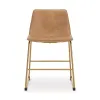 Ashley Furniture PCD373-03 Ashley Furniture PCD373-03 Ciabori - Dining Upholstered Side Chair (Set of 2) - Toast / Gold