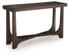 Ashley Furniture T438-4 Ashley Furniture T438-4 Korestone - Sofa Table - Dark Brown