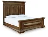 Ashley Furniture PCB949B6 Frantanna - King Panel Bed - Brown