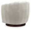 Ashley Furniture A3000786 Annbury - Swivel Accent Chair - Light Beige