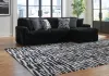 Ashley Furniture 98103S16 Ashley Furniture 98103S16 Midnight-Madness - 3-Piece Sectional With Raf Corner Chaise And Armless Chair - Onyx