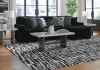 Ashley Furniture 98103S16 Ashley Furniture 98103S16 Midnight-Madness - 3-Piece Sectional With Raf Corner Chaise And Armless Chair - Onyx