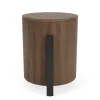 Riverside Furniture 46412 Riverside Furniture 46412 Nova - Chairside Table - Nouveau Walnut