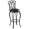 CoasterEveryday 122060 Adamsville - Upholstered Swivel Bar Stool - Black