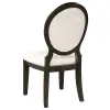 CoasterEssence 115102 Twyla - Oval Back Dining Side Chair (Set of 2) - Dark Cocoa