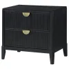 Coaster Fine Furniture 224712 Brookmead - 2-Drawer Nightstand - Black