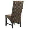 Coaster Fine Furniture 106388 Barrand - Upholstered Dining Side Chair (Set of 2) - Chocolate