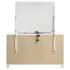 Coaster Fine Furniture 224963M Marmore - 9-Drawer Dresser And LED Mirror - White