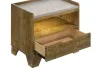 Coaster Fine Furniture 222972 Henderson - 1-Drawer LED Nightstand Bedside Table - Medium Oak