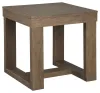 Ashley Furniture T471-2 Cariton - Square End Table - Gray