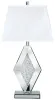 Ashley Furniture L429034 Prunella - Mirror Table Lamp  - Silver Finish
