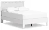 Ashley Furniture EB1810/231/245/156/112 Ashley Furniture EB1810/231/245/156/112 Hallityn - 4 Pc. - Dresser, Chest, Full Panel Platform Bed - White