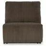 Ashley Furniture 92705S12 Ashley Furniture 92705S12 Top Tier - 4-Piece Reclining Sectional With Laf Press Back Chaise - Chocolate