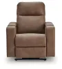 Ashley Furniture PC9022042A Lorrenton - Glider Power Recliner With Audio System - Caramel