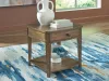 Ashley Furniture T513-3 Ashley Furniture T513-3 Burkbyer - Rectangular End Table - Brown