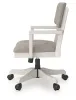 Ashley Furniture H742/34/34R/01A/70 Ashley Furniture H742/34/34R/01A/70 Robbinsdale - 4 Pc. - L-Shaped Home Office Desk, Home Office Desk Chair, Bookcase - Antique White