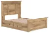 Ashley Furniture PCB1170B31 Ashley Furniture PCB1170B31 Makidern - Full Panel Storage Bed With 2 Under Bed Storage Units - Tan