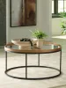 Ashley Furniture T502-8 Ashley Furniture T502-8 Noraluna - Round Cocktail Table - Medium Brown