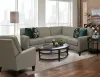 England 6200-28/6200-63 SoHo Living - Collegedale 2 Piece Sectional (RAF Corner Sofa, LAF Loveseat)