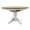 Liberty Furniture 186W-CD-3PDS Liberty Furniture 186W-CD-3PDS Carolina Crossing - 3 Piece Pedestal Table Set - White / Antique Honey