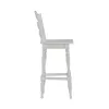 Liberty Furniture 244-B200330 Magnolia Manor - Ladderback Swivel Bar Stool - Antique White