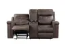 New Classic U1798-25-MCH New Classic U1798-25-MCH Quade - Console Loveseat With Dual Recliners - Mocha