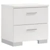 CoasterEssence 300345KE-S4 Jeremaine - 4 Piece King Bedroom Set - White