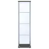 CoasterEveryday 950172 Bellatrix - 4-Shelf Clear Glass Curio Cabinet - Cappuccino