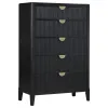 Coaster Fine Furniture 224715 Brookmead - 5-Drawer Bedroom Chest - Black