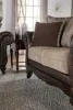 Coaster Fine Furniture 508572 Elmbrook - Upholstered Rolled Arm Loveseat - Brown