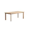 New Classic G5511-70 Wesley - Patio Dining Table With Self Storing Leaf - Light Brown
