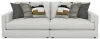 Jackson Furniture Industries 2405/36/37-11 Trevor - 2 Piece Extra Deep Oversized Sofa - Chalk