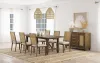 Coaster Fine Furniture 108311-S7 Matisse - 7 Piece Rectangular Dining Table Set - Dark Brown