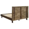 Coaster Fine Furniture 225011Q Glenwood - Queen Platform Panel Bed - Warm Brown