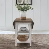 Liberty Furniture 741-T4242 Al Fresco - Drop Leaf Table - Graphite & Whitestone