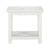 Liberty Furniture 142-OT1020 Backroads - End Table - Weathered White & Parchment Brown