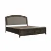Liberty Furniture 805B-BR-QUS Liberty Furniture 805B-BR-QUS Avalon - Queen Upholstered Storage Bed - Coffee Bean