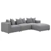 CoasterElevations 551595 Jennifer - Upholstered Corner Chair - Gray