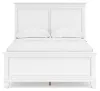 Ashley Furniture B680/31/36/84/86/87 Ashley Furniture B680/31/36/84/86/87 Fortman - 5 Pc. - Dresser, Mirror, Full Panel Bed - White