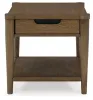 Ashley Furniture T769-3 Roanhowe - Rectangular End Table - Brown