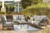 Ashley Furniture P802/838/835/820/701/702 Ashley Furniture P802/838/835/820/701/702 Visola - 6 Pc. - Lounge Set - Gray
