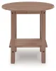 Ashley Furniture PCP422-706 Grover Beach - Oval End Table - Driftwood