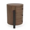 Riverside Furniture 46412 Riverside Furniture 46412 Nova - Chairside Table - Nouveau Walnut