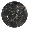 ACME DN06880 Estella - Round Dining Table With Natural Marble Top - Black Top & Walnut