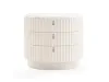 Pulaski Furniture BP448-170QN-KIT1 Vivienne - Queen Upholstered Panel Bed With Nightstand - Whisper White