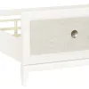 Samuel Lawrence Furniture S910-BR-K3 Melrose - King Panel Bed with LED Lights in a White Finish - White