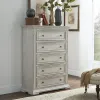 Liberty Furniture 361W-BR41 Liberty Furniture 361W-BR41 Big Valley - 5 Drawer Chest - Whitestone