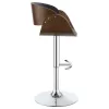CoasterEssence 104965 Dana - Adjustable Bar Stool - Black And Chrome