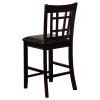 CoasterEveryday 102889 Lavon - Wood Counter Chair (Set of 2) - Black And Espresso
